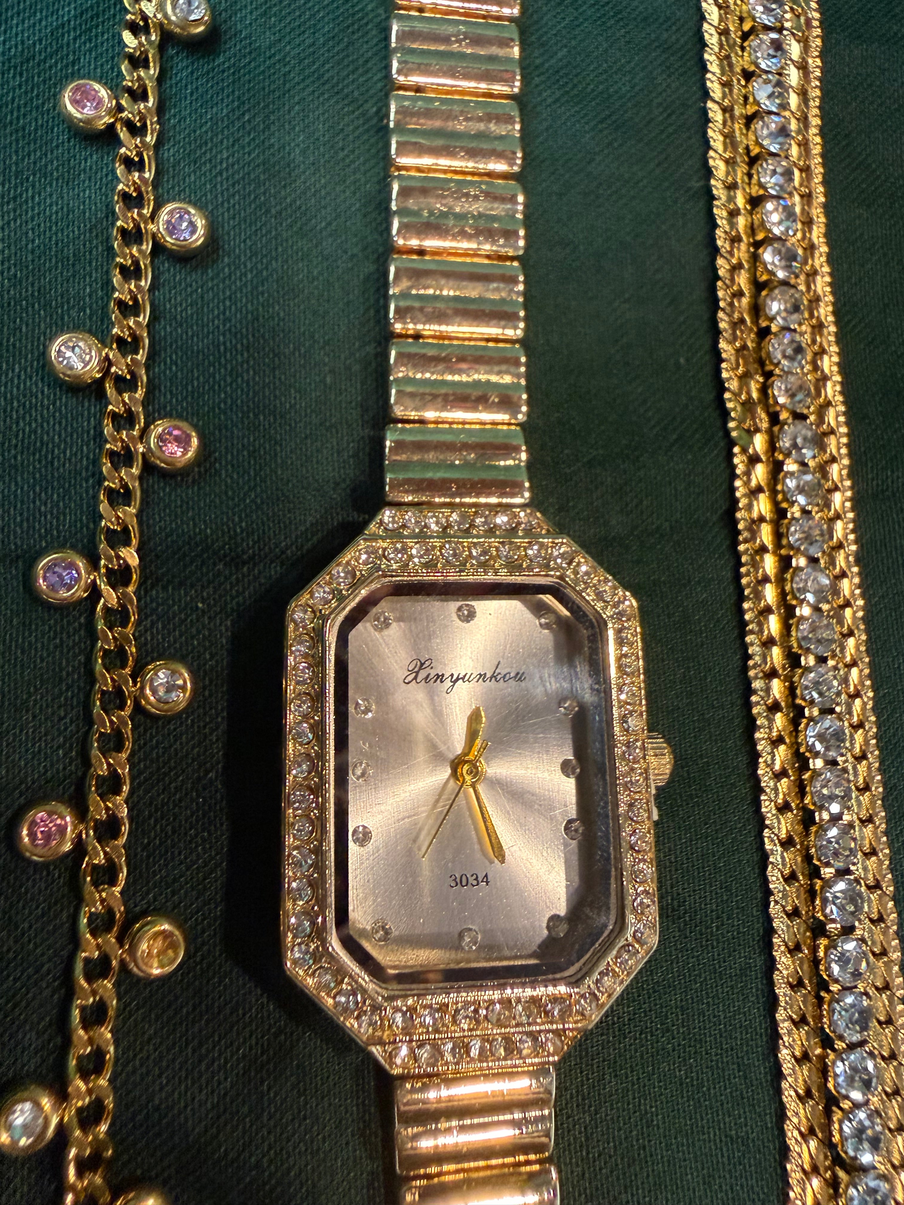 Golden Luxe Watch Stack