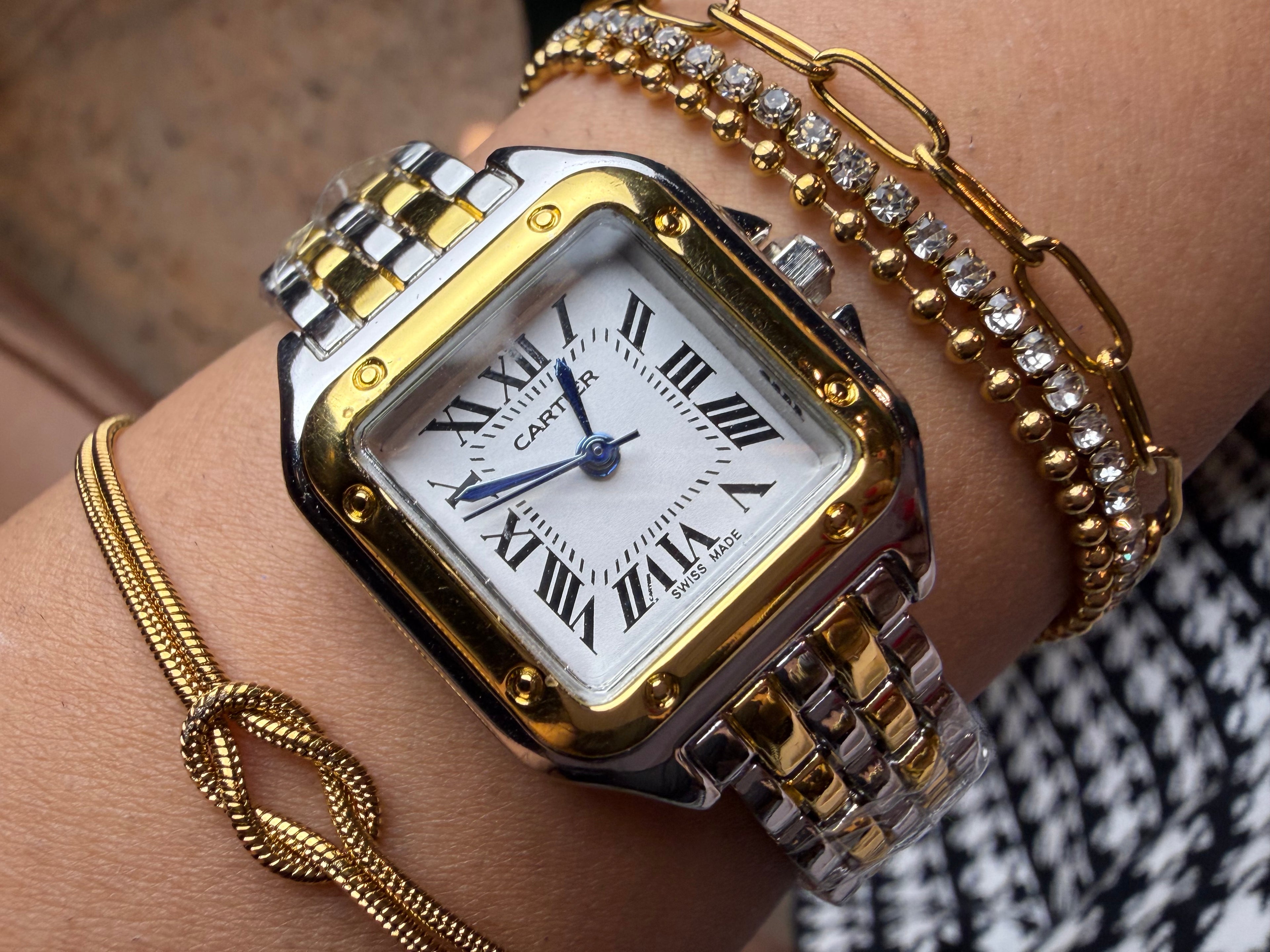 Celestial Dual Tone Watch Stack